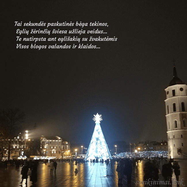 Atvirukas Kalėdos Vilniuje, Naujieji metai