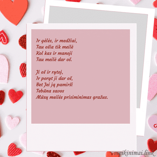 Valentino dienos animuotas atvirukas