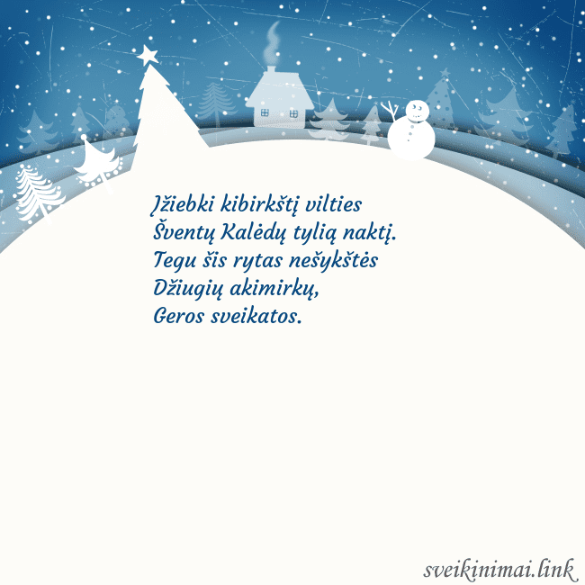 Atvirukas su baltu miestu