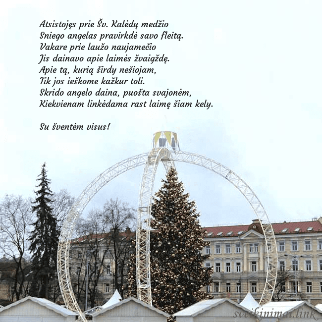 Kalėdos Vilniuje 2024 Atsistojęs prie Šv. Kalėdų medžio
Sniego angelas p Kalėdos Vilniuje 2024