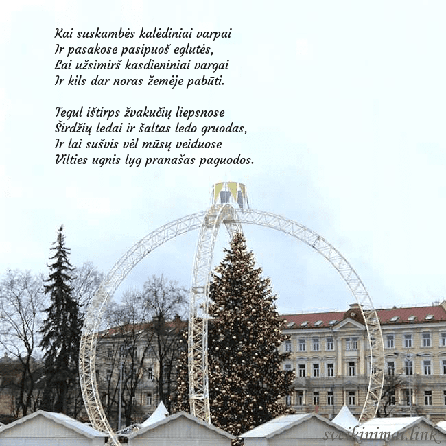Kalėdos Vilniuje 2024 Kai suskambės kalėdiniai varpai
Ir pasakose pasi Kalėdos Vilniuje 2024