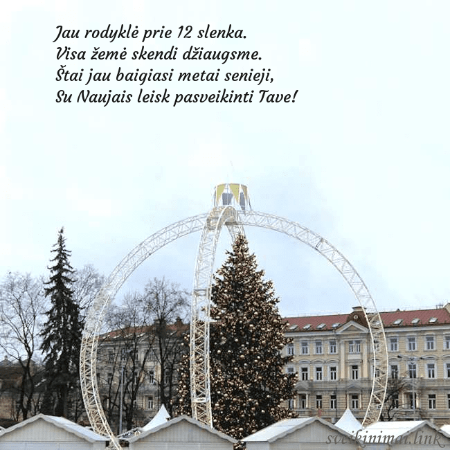 Kalėdos Vilniuje 2024 Jau rodyklė prie 12 slenka.
Visa žemė skendi džiau Kalėdos Vilniuje 2024