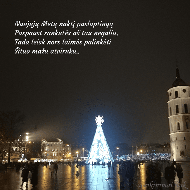 Atvirukas Kalėdos Vilniuje, Naujieji metai Naujųjų Metų naktį paslaptingą
Paspaust rankutės a Atvirukas Kalėdos Vilniuje, Naujieji metai