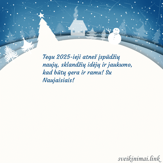 Atvirukas su baltu miestu