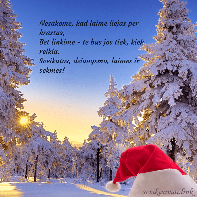 Šaltas miškas Nesakome, kad laime liejas per krastus,
Bet linkim Šaltas miškas