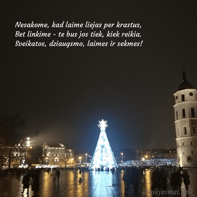 Atvirukas Kalėdos Vilniuje, Naujieji metai