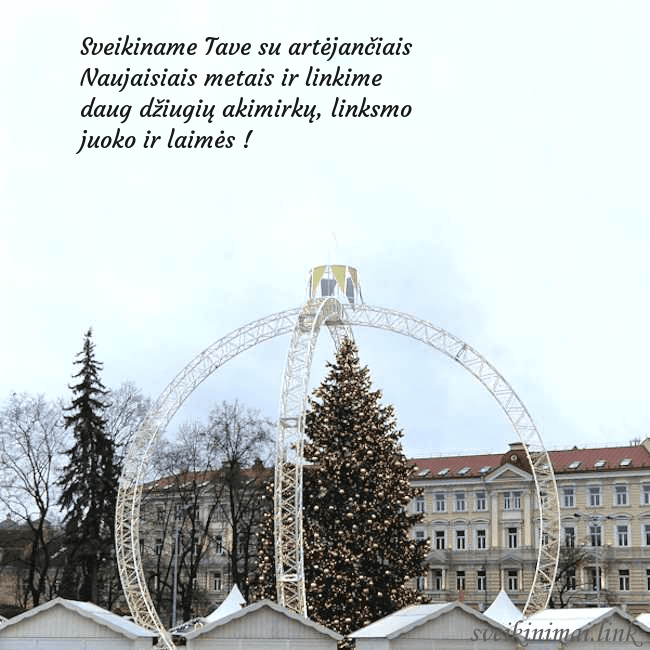 Kalėdos Vilniuje 2024 Sveikiname Tave su artėjančiais
Naujaisiais metais Kalėdos Vilniuje 2024