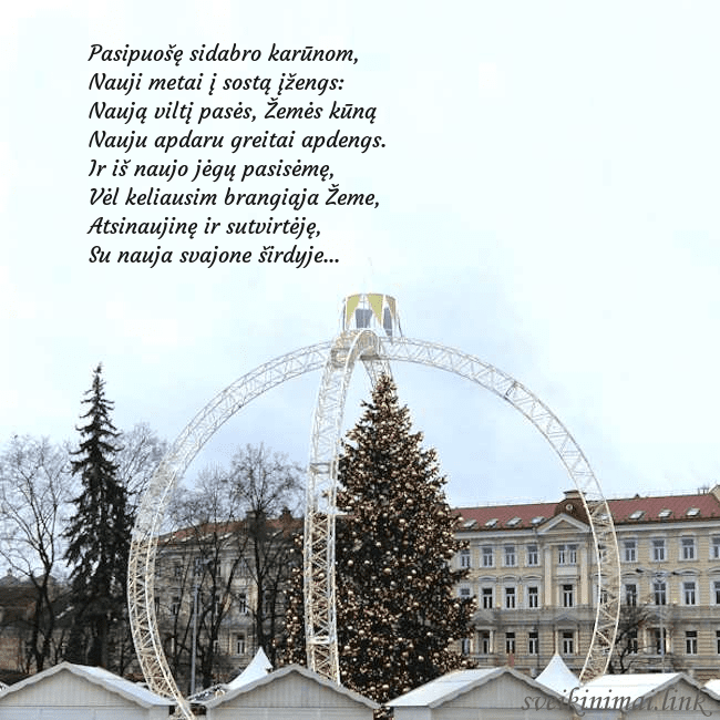 Kalėdos Vilniuje 2024 Pasipuošę sidabro karūnom,
Nauji metai į sostą įž Kalėdos Vilniuje 2024