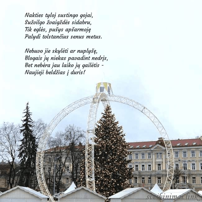 Kalėdos Vilniuje 2024 Nakties tyloj sustingo gojai,
Sužvilgo žvaigždės Kalėdos Vilniuje 2024