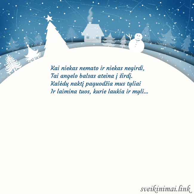 Atvirukas su baltu miestu