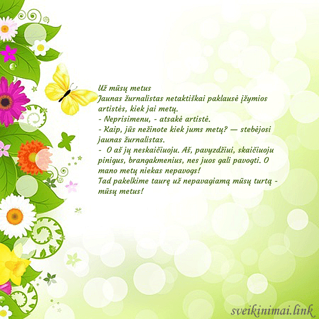 Atvirukas su drugeliais ir gėlėmis