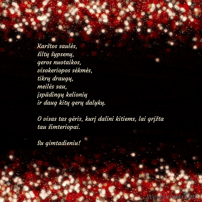 Animuotas mirksintis atvirukas juodas-raudonas