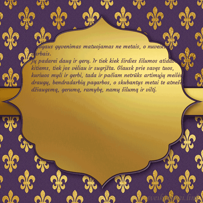 Solidus violetinis gimtadienio atvirukas