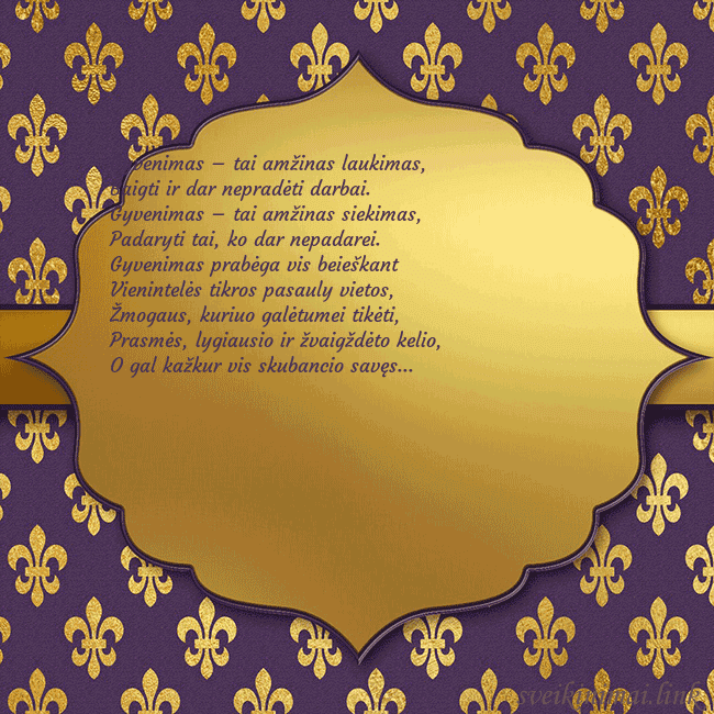 Solidus violetinis gimtadienio atvirukas