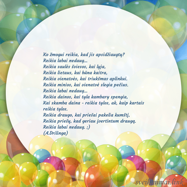 Atvirukas su balionais