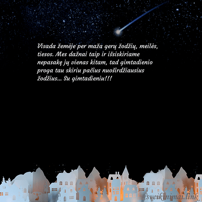 Atvirukas su meteoritu Visada žemėje per maža gerų žodžių, meilės, tiesos Atvirukas su meteoritu