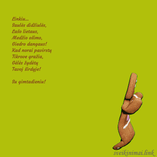 Elektroninis animuotas atvirukas su šokančiu meduoliu