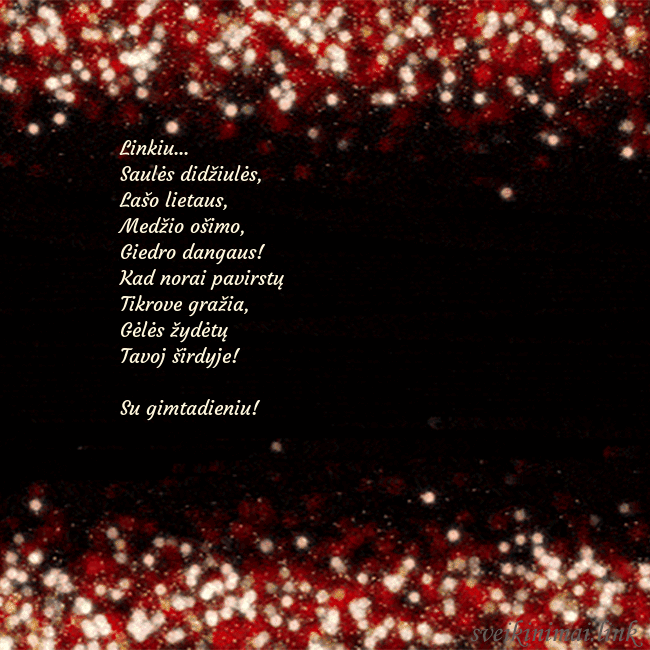 Animuotas mirksintis atvirukas juodas-raudonas