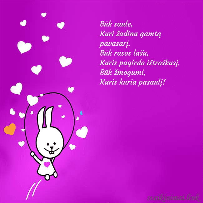 Atvirukas su smagiu zuikiu