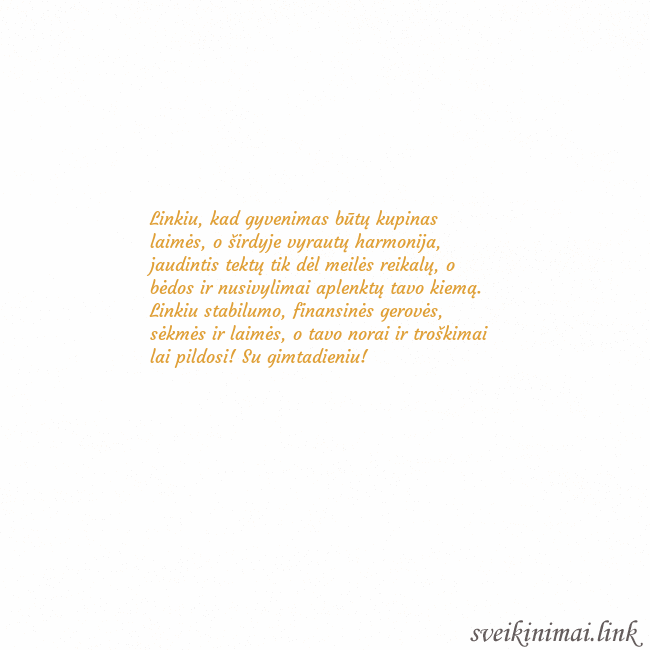 Atvirukas animuota auksinė širdis