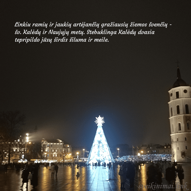 Atvirukas Kalėdos Vilniuje, Naujieji metai