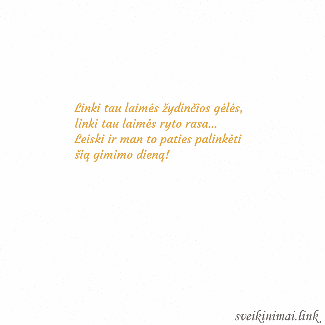 Atvirukas animuota auksinė širdis Linki tau laimės žydinčios gėlės, linki tau laimės Atvirukas animuota auksinė širdis