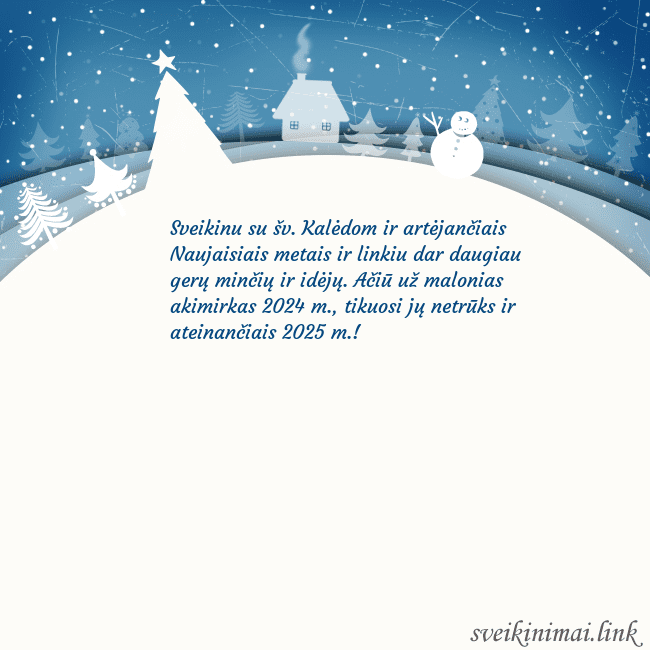 Atvirukas su baltu miestu