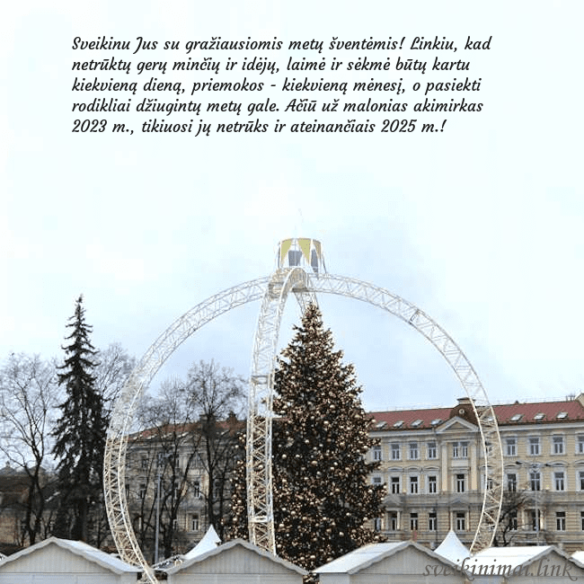 Kalėdos Vilniuje 2024 Sveikinu Jus su gražiausiomis metų šventėmis! Link Kalėdos Vilniuje 2024
