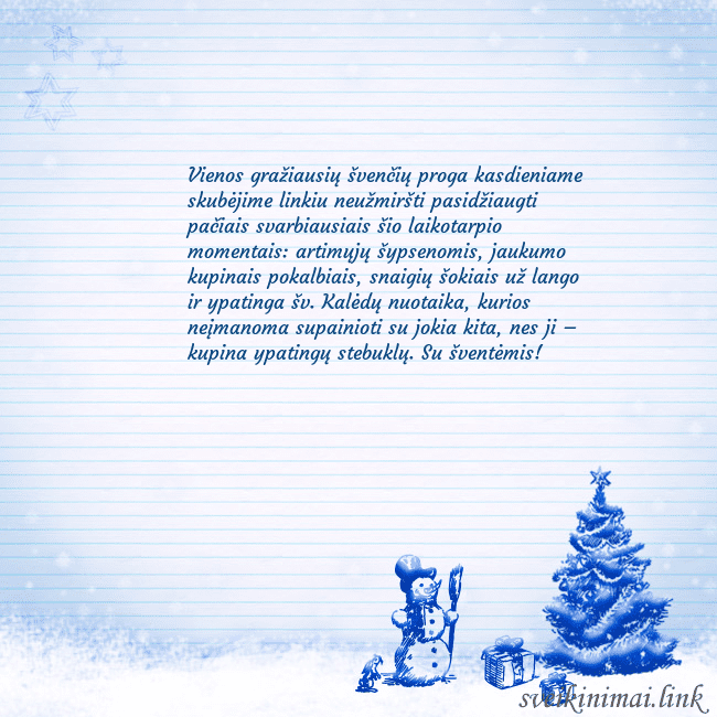 Naujametinis atvirukas su mėlyna eglute ir seniu besmegeniu Vienos gražiausių švenčių proga kasdieniame skubėj Naujametinis atvirukas su mėlyna eglute ir seniu besmegeniu