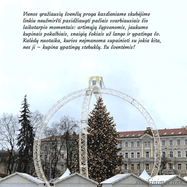 Kalėdos Vilniuje 2024 Vienos gražiausių švenčių proga kasdieniame skubėj Kalėdos Vilniuje 2024