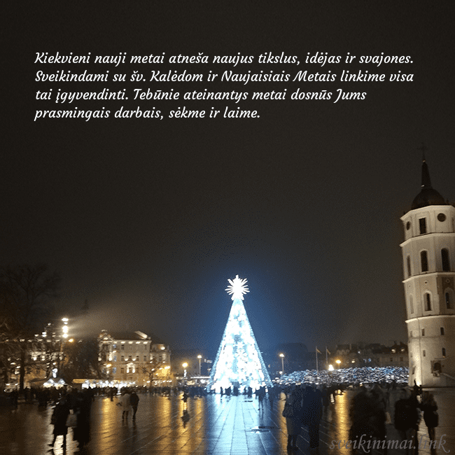 Atvirukas Kalėdos Vilniuje, Naujieji metai