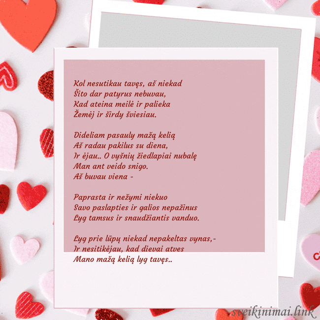 Valentino dienos animuotas atvirukas