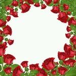 Valentino dienos atvirukai Atvirukas su daug rožių
